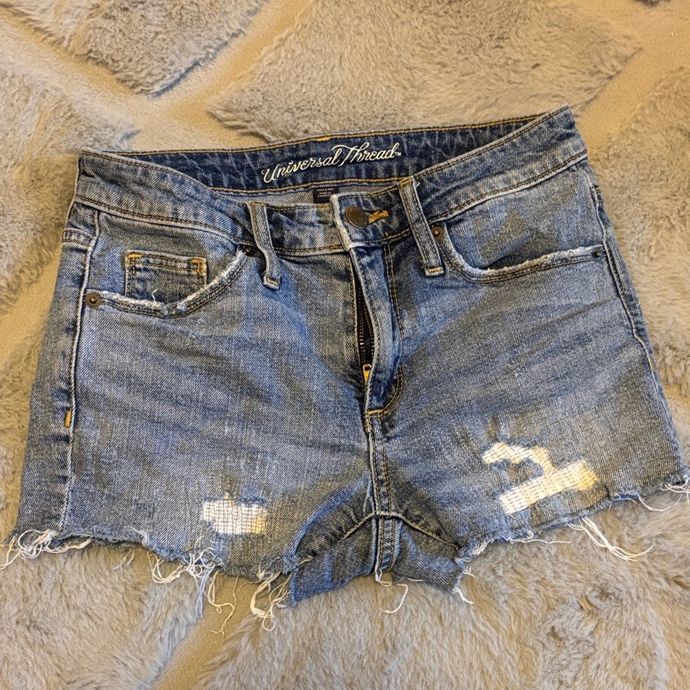 Universal Thread Distressed Blue Jean Shorts